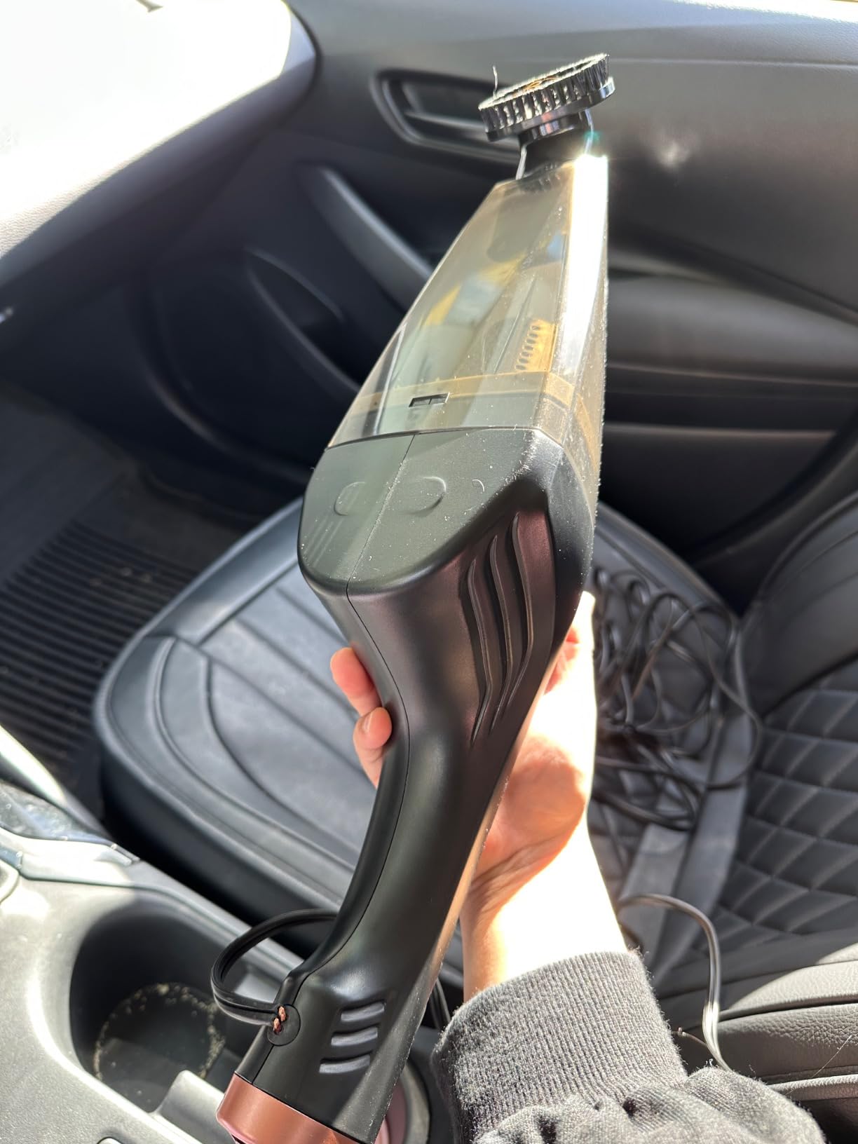 ThisWorx Car Vacuum Cleaner 2.0, Portable Handheld Mini Vacuums | 16ft Cord, LED Light, Bag, & Attachments customer photo 2