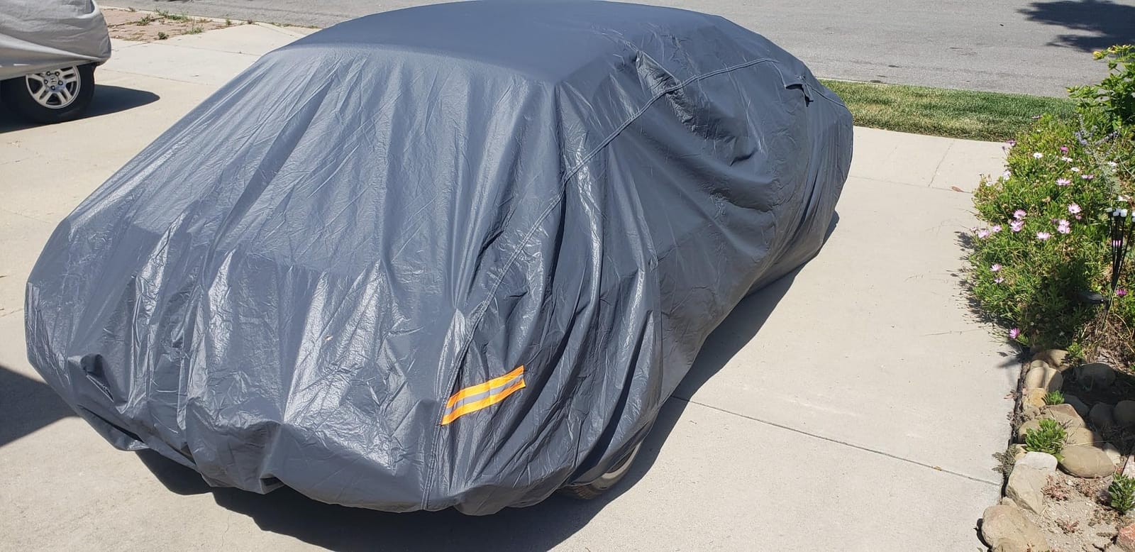 GUNHYI 6 Layers SUV Car Cover Waterproof All Weather, 100% Waterproof Outdoor Car Covers Full Exterior Covers for Automobiles Sedan Hatch SUV Rain Sun UV Dust Protection. Size S3 (See Size Chart) customer photo 1