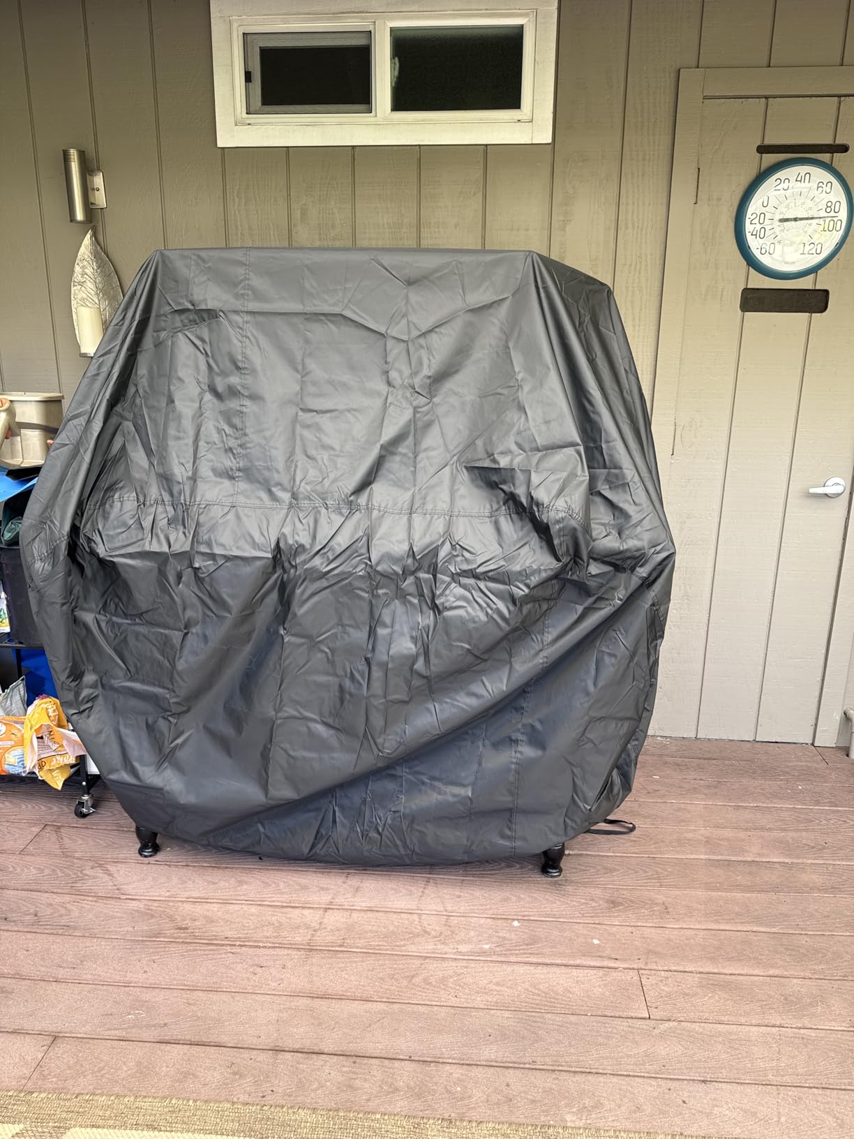 ATV Cover with Buckle Waterproof, 420D Heavy Duty Ripstop Protects 4 Wheeler from Snow Rain Sun, Outdoor Storage Quad Cover for Polaris Sportsman Yamaha Honda Kawasaki 102'' x44'' x 48'' customer photo 1