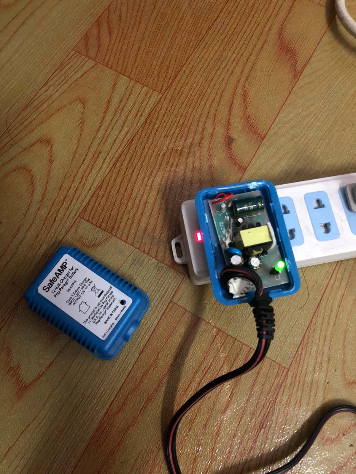 SafeAMP 12V UL Listed Charger for Peg Perego Ride-On Toys | Compatible with select Peg Perego 12V ride-on toys. UL Listed charger fits Ground Force, Gator XUV & RZR 900. customer photo 2