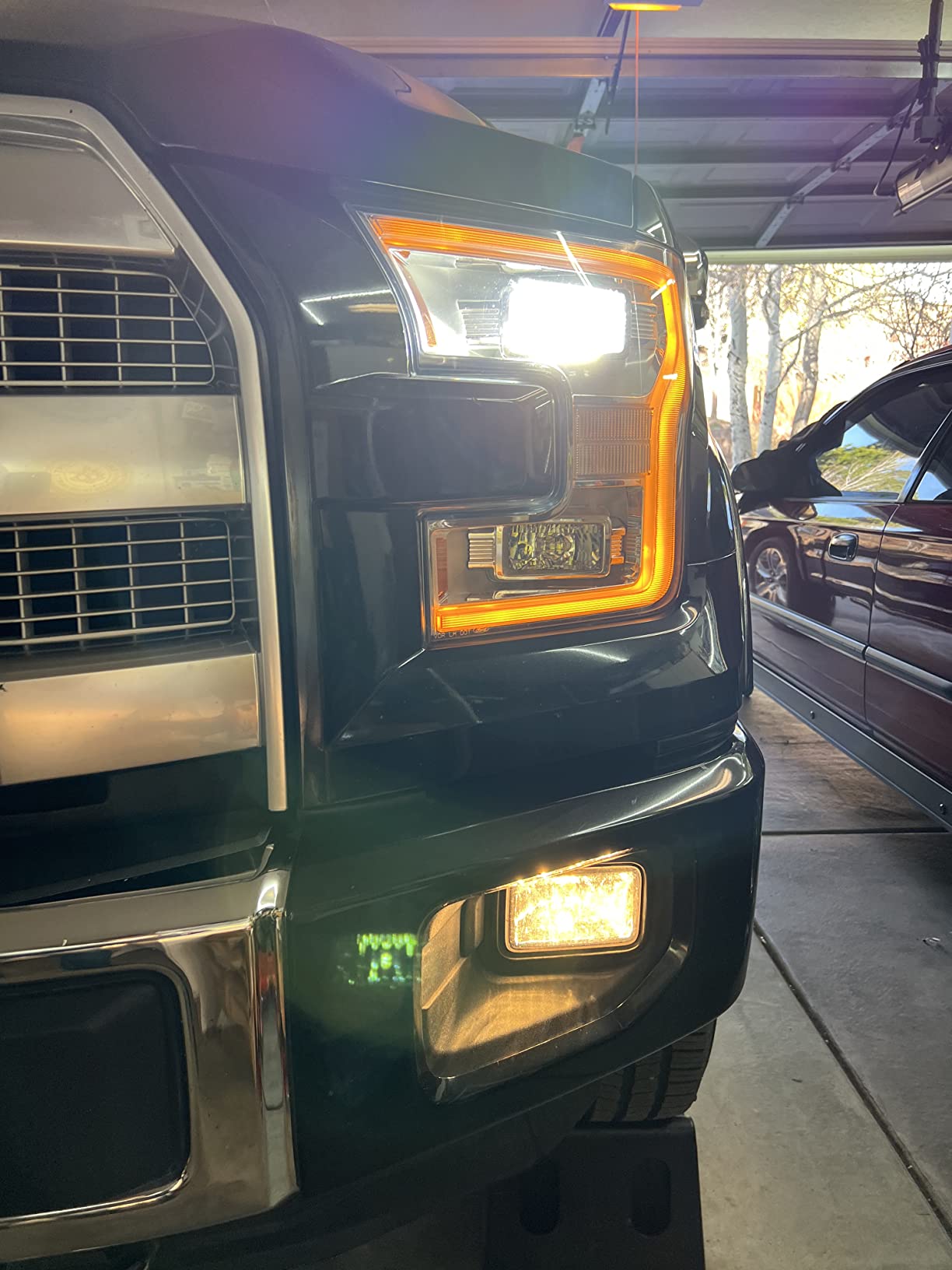 BICYACO Upgrade LED Fog Lights for 2015-2020 Ford F150, 2017-2022 F250 F350 F450 F550 Super Duty, 4 Inch LED Fog Light Assembly Kit,36W Waterproof Bumper Lamps Set-1 Pair customer photo 2
