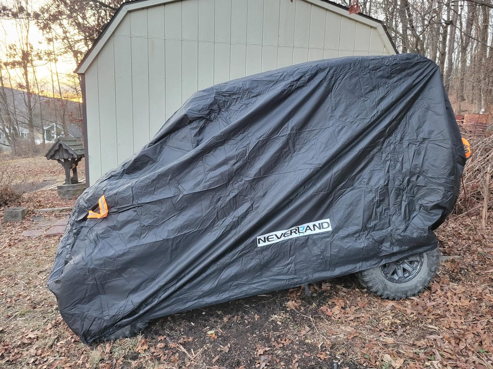 NEVERLAND UTV Cover Heavy Waterproof Denier Oxford Cloth for Polaris RZR Yamaha Can-Am Defender Kawasaki Ranger Cover 4-6 Passenger Black customer photo 1
