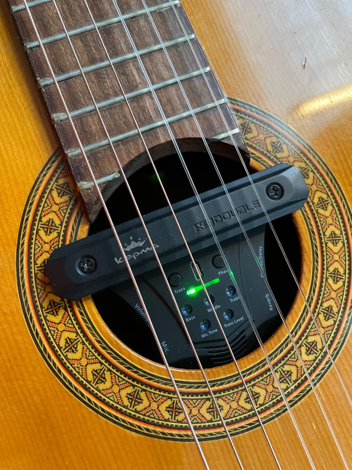 Kepma AcoustiFex Go, Acoustic Guitar Pickup, Preamp and Effects System customer photo 2