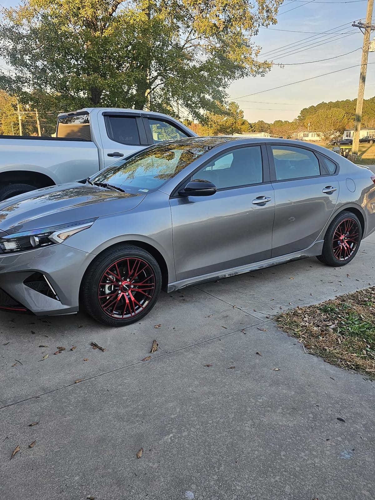 Alloy Wheel, Vertex 17x7.5 5x114.3 ET40 C73.1 Black Machined Red customer photo 2