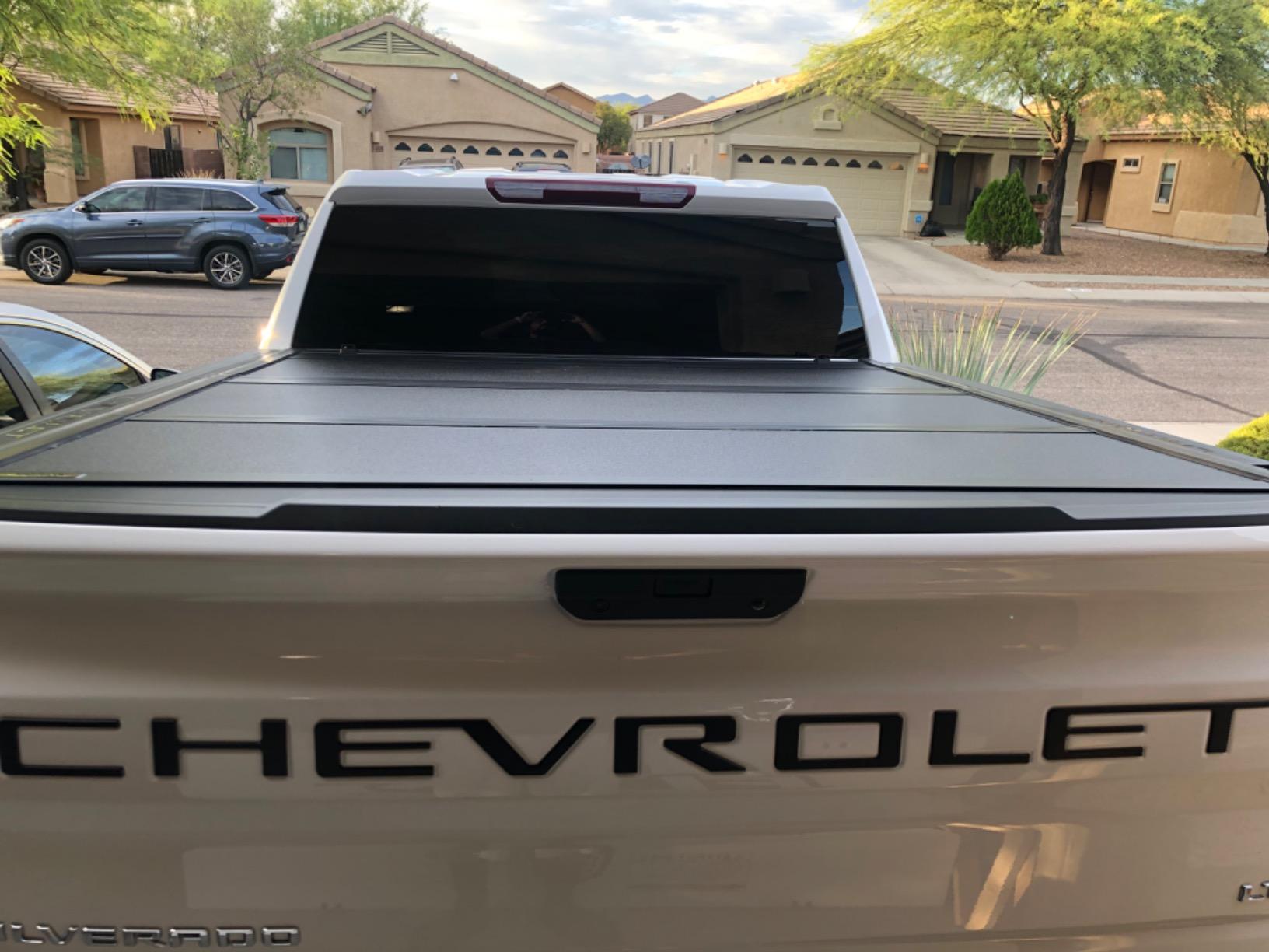 Undercover Ultra Flex Hard Folding Truck Bed Tonneau Cover | UX12023 | Fits 2019-2025 Chevy/GMC Silverado/Sierra 1500, Works w/MultiPro/Flex Tailgate 6' 7