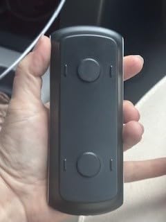 AGPTEK Car Speaker with Bluetooth 5.3, Hands Free Phone Kit for Calls, GPS | for Music with TF Card Slot, Instant Connect, Siri Google Assistant Support Wireless Car Visor Clip Speakerphone (Black) customer photo 1