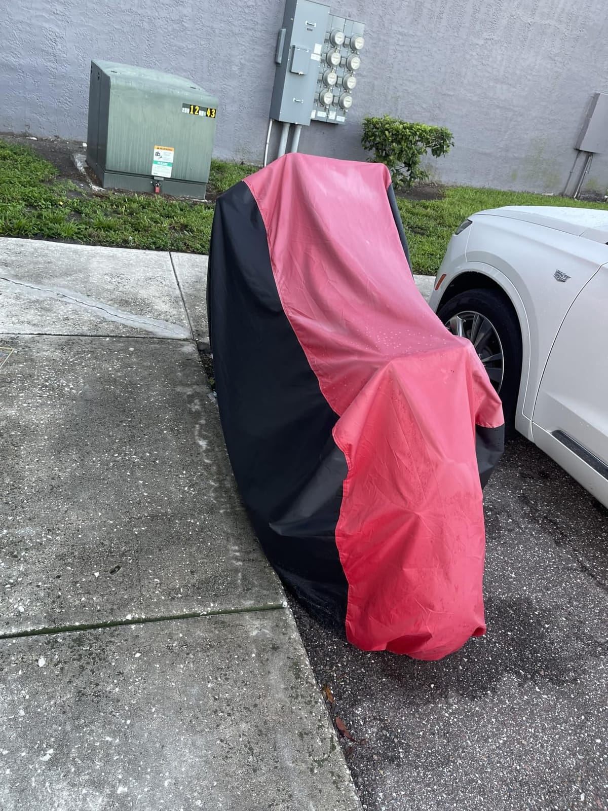 NEVERLAND Motorcycle Cover Waterproof Outdoor Heavy Duty with 2 Lock-Holes customer photo 1
