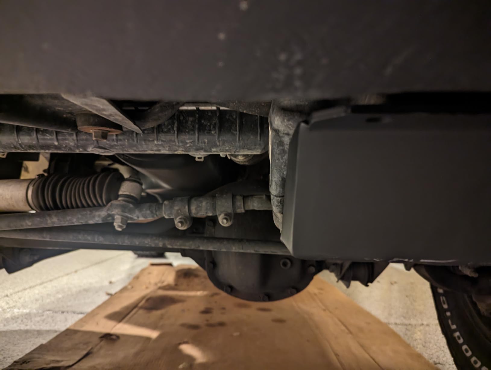 Hooke Road Steering Box Skid Plate Brace for 1997-2006 Jeep Wrangler TJ customer photo 2
