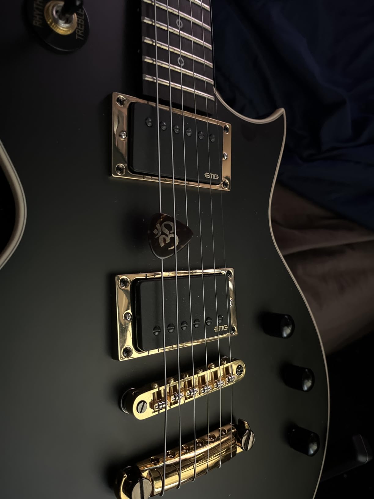EMG REV Revelation Signature Passive Alnico 2 Humbucker Guitar Pickup Set, Black customer photo 2