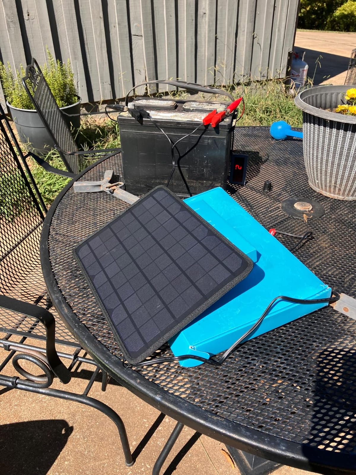 Renogy 10W Solar Panel Car Battery Trickle Charger & Maintainer | 12V Portable Solar Trickle with Lighter Plug & Alligator Clips & Battery Cables for Car Boat Marine Motorcycle Truck RV customer photo 1