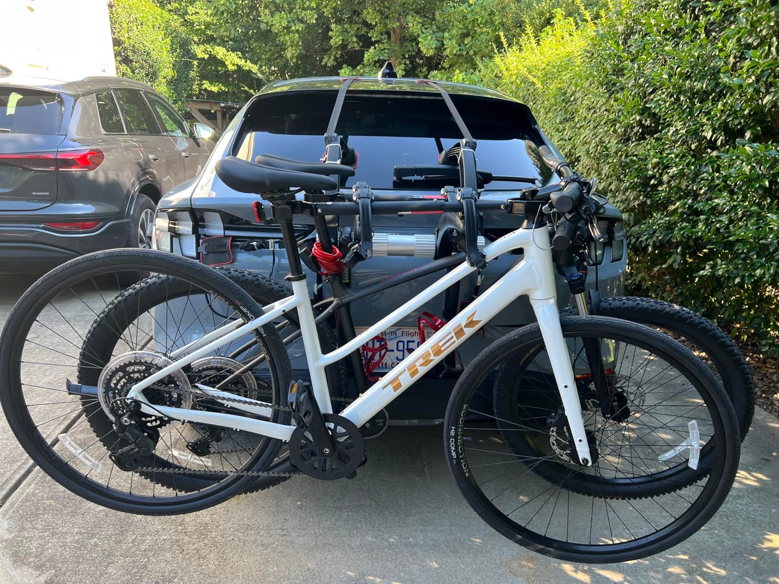 Saris Bones EX 3-Bike Trunk Rack Bicycle Carrier, Durable, Rust-Free, Anti-Sway Straps, Fits Most Vehicles, Made in USA, Arc-Based Design, 100% Recyclable Materials customer photo 1