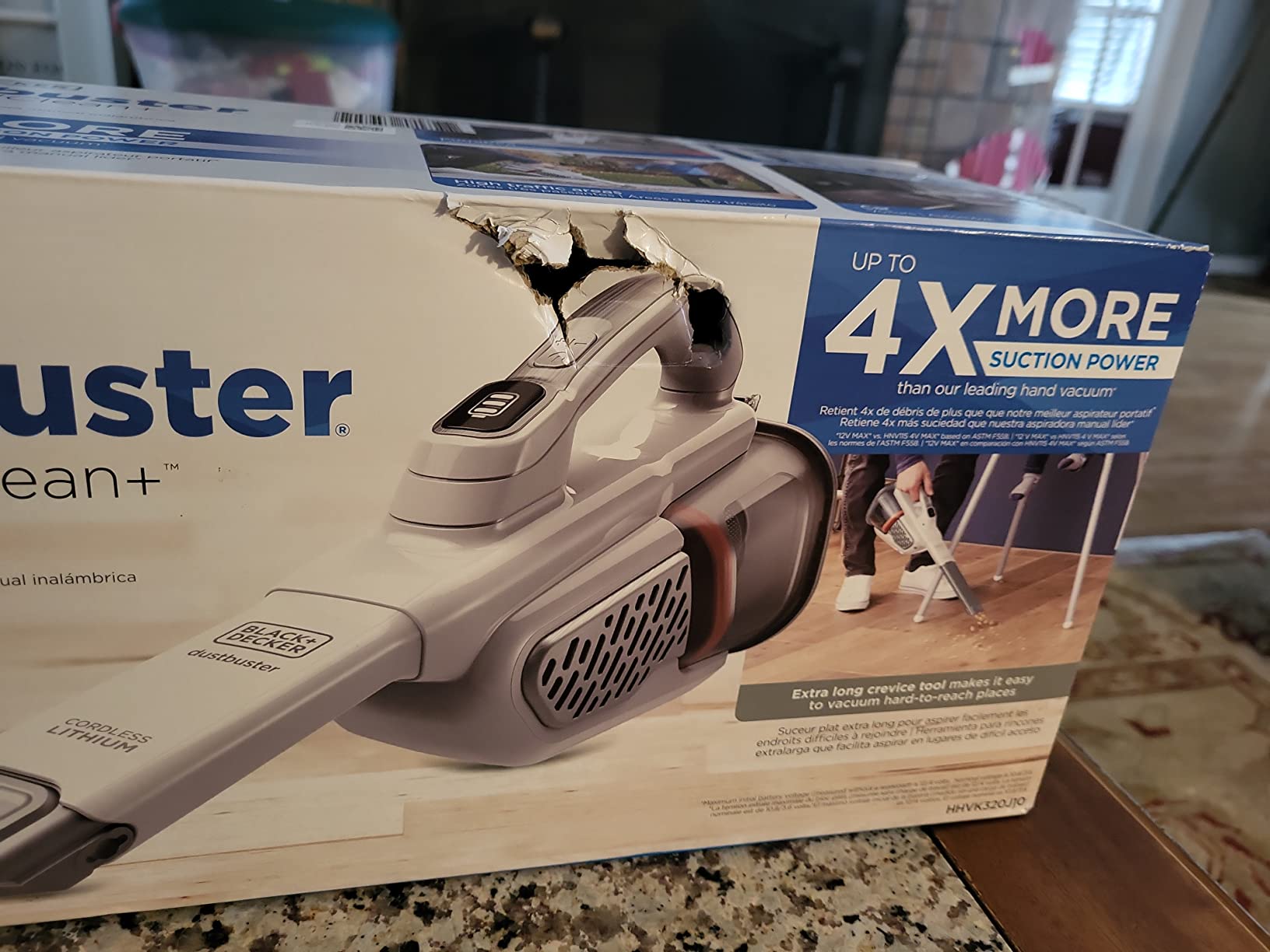 BLACK+DECKER Dust Buster Hand Held Vacuum Cordless Rechargeable, Portable Vacuum for Car, Extended Runtime, Powerful Suction, Extra Long Crevice Tool, AdvancedClean+ (HHVK320J10) customer photo 1