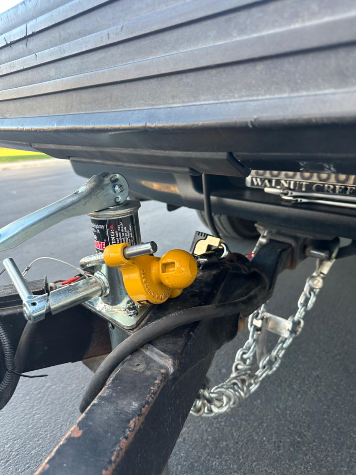– USA-Owned – Fastest Jack on The Market – 2000lb No-Crank Tongue Jack for Boat, RV & Utility Trailers customer photo 2