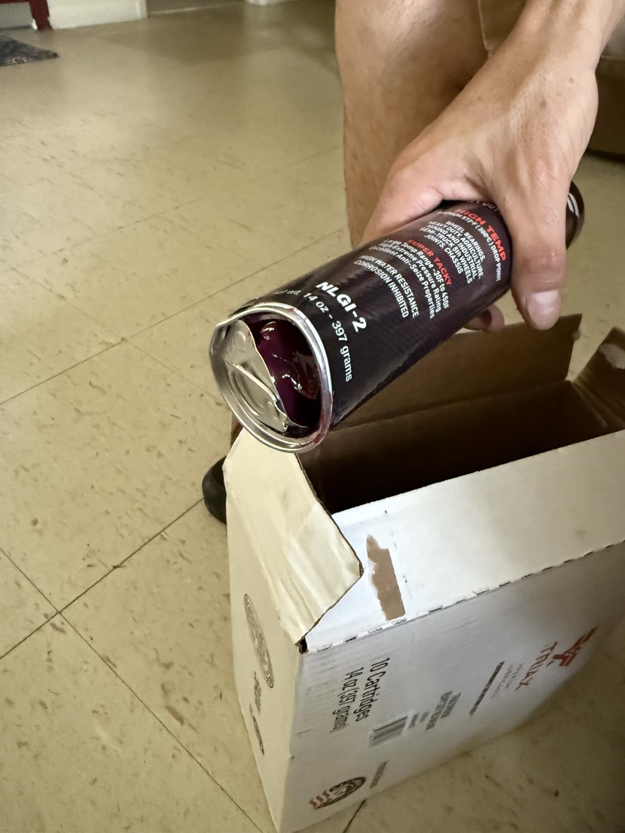 TRIAX Spheron High Temp Wheel Bearing Grease, Tacky Lithium Complex, Heavy Duty Waterproof (14 Oz Tube) customer photo 2