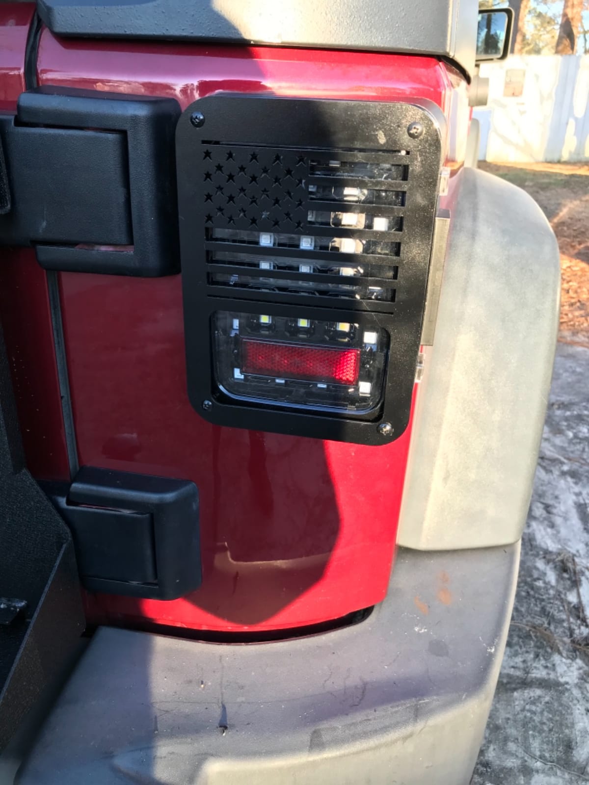 Hooke Road Wrangler JK Tail Light Assembly w/Brake Light & Turn Signal Compatible with Jeep JK Wrangler 2007-2018 customer photo 2
