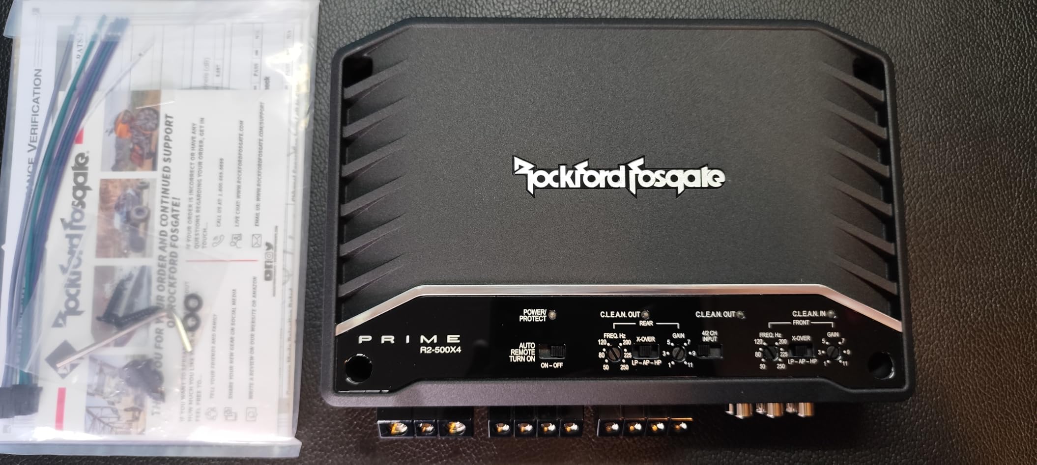 Rockford Fosgate Prime R2-500X4 500-Watt 4-Channel Amplifier | Class-D customer photo 2