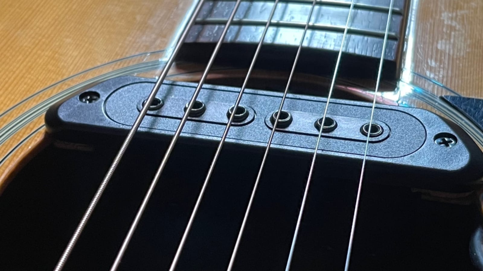 AMUMU SP60 Acoustic Guitar Pickup Humbucker Magnetic Passive Soundhole Pickup customer photo 1