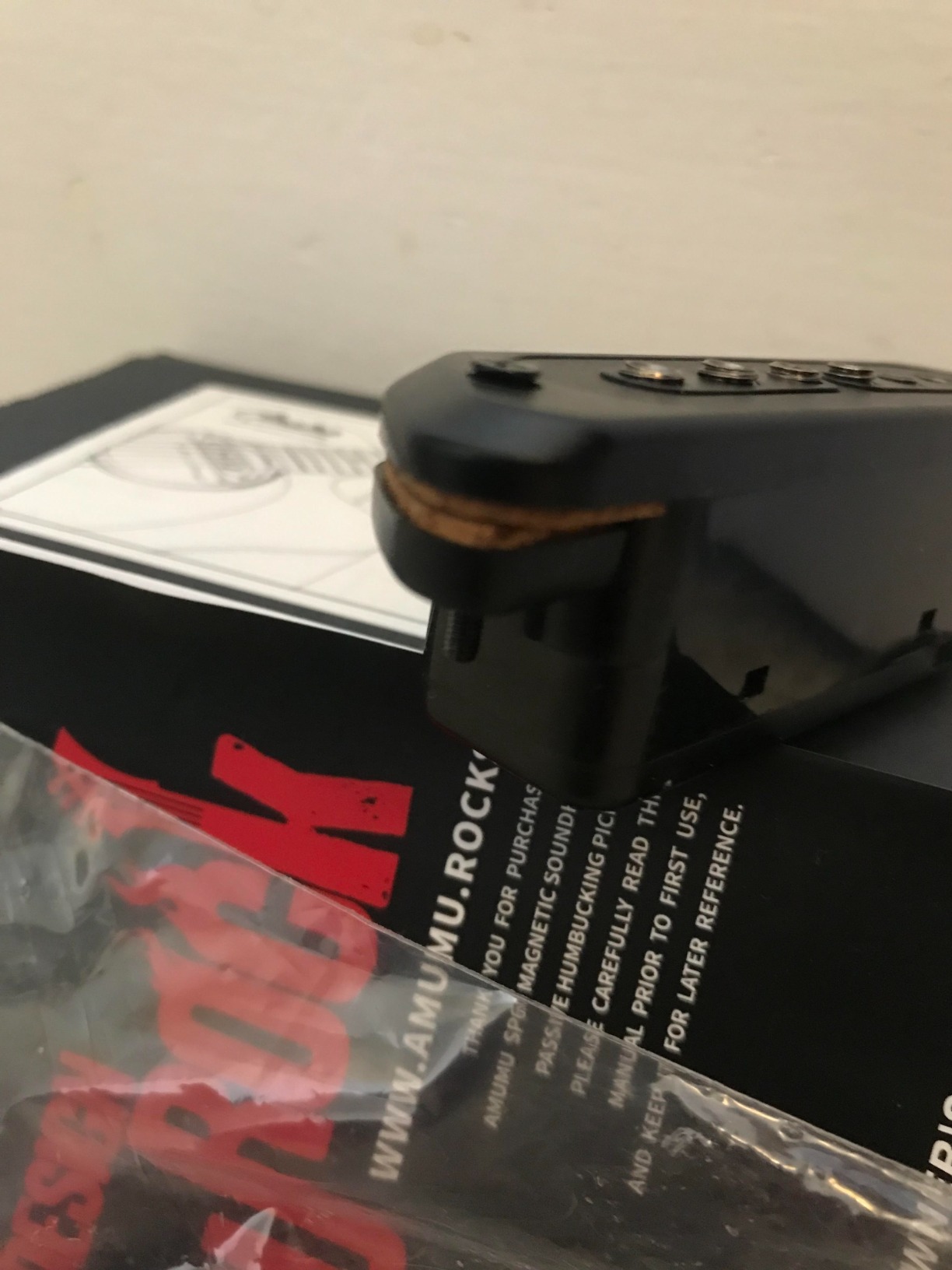 AMUMU SP60 Acoustic Guitar Pickup Humbucker Magnetic Passive Soundhole Pickup customer photo 2