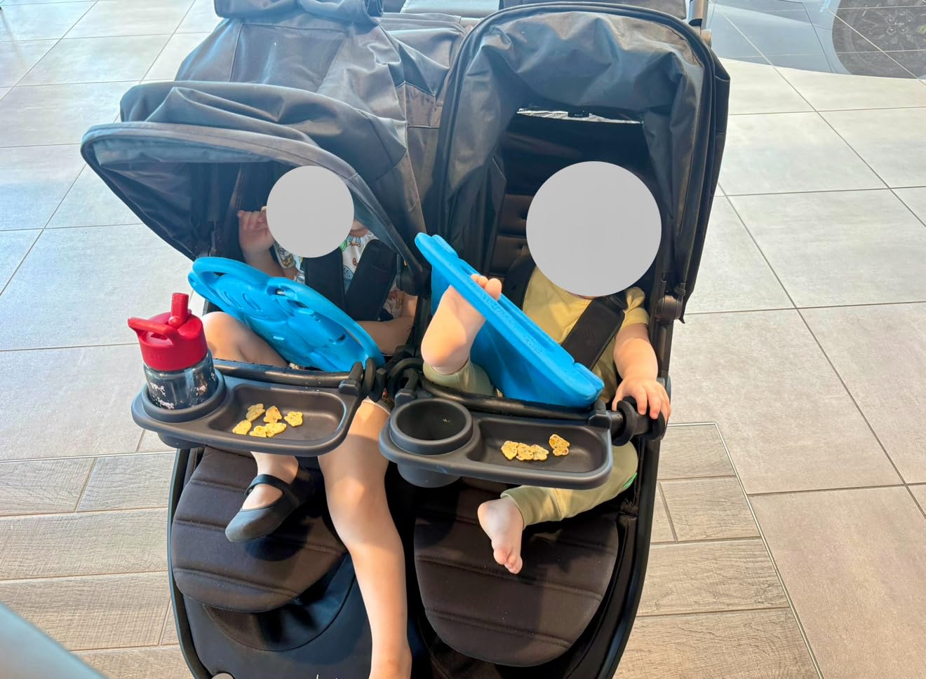 Baby Jogger City Mini GT2 All-Terrain Side by Side Double Stroller, Twin Stroller for Newborns and Toddlers, Compatible with Britax, Cybex, Graco, and Maxi Cosi Infant Car Seats, Jet Black customer photo 2