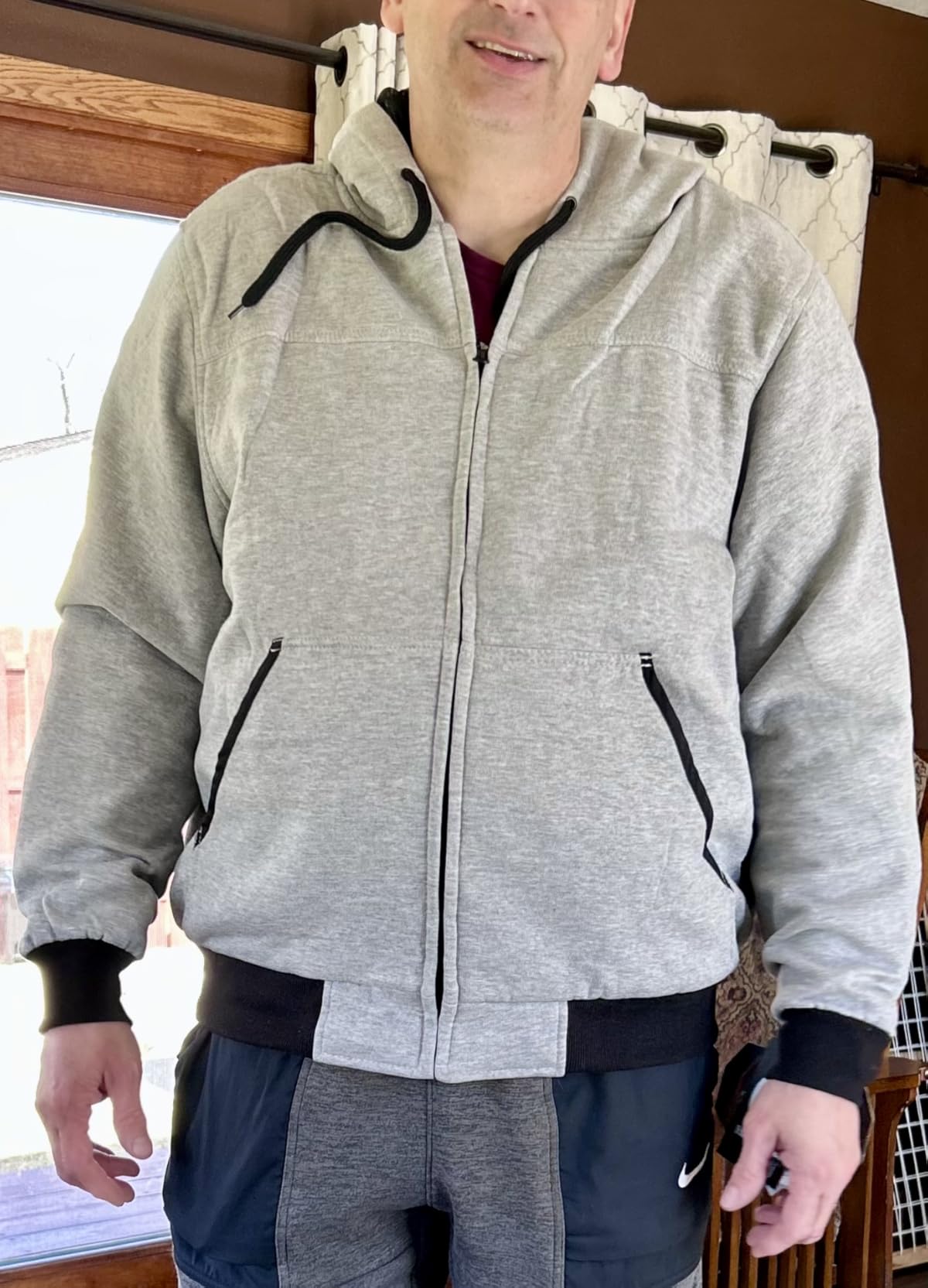 Milwaukee Leather Men's Streetguard Riding Hoodie - Aramid Reinforced with CE Shoulder and Elbow Armor customer photo 2