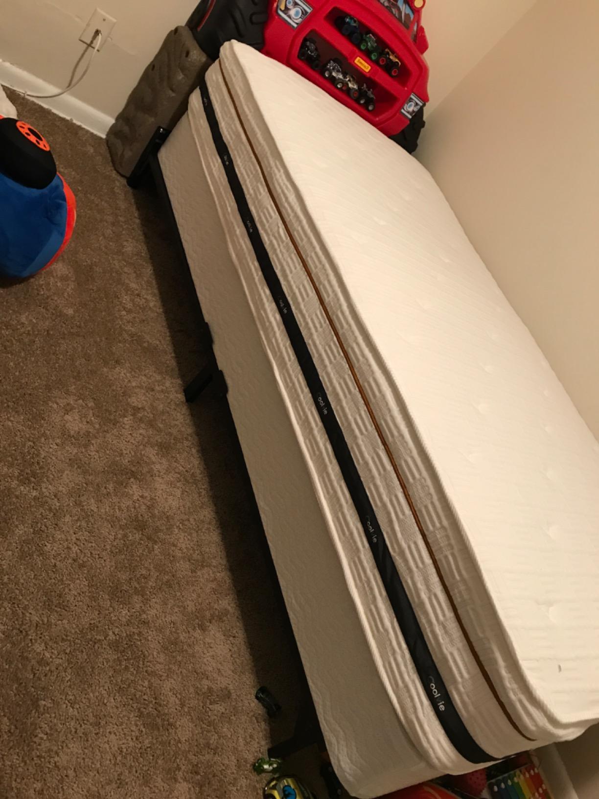 Simplay3 Monster Truck Headboard, Twin Size Plastic Car Bed Headboard for Kids, Toddlers and Boys with Toy Car Storage - Red, Made in USA customer photo 1