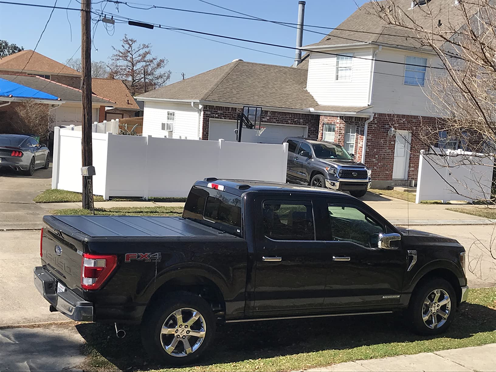 LEER HF650M Quad-Folding Truck Bed Tonneau Cover, Fits Ford F-150 Light Duty, Years 2015-2026, 5'6
