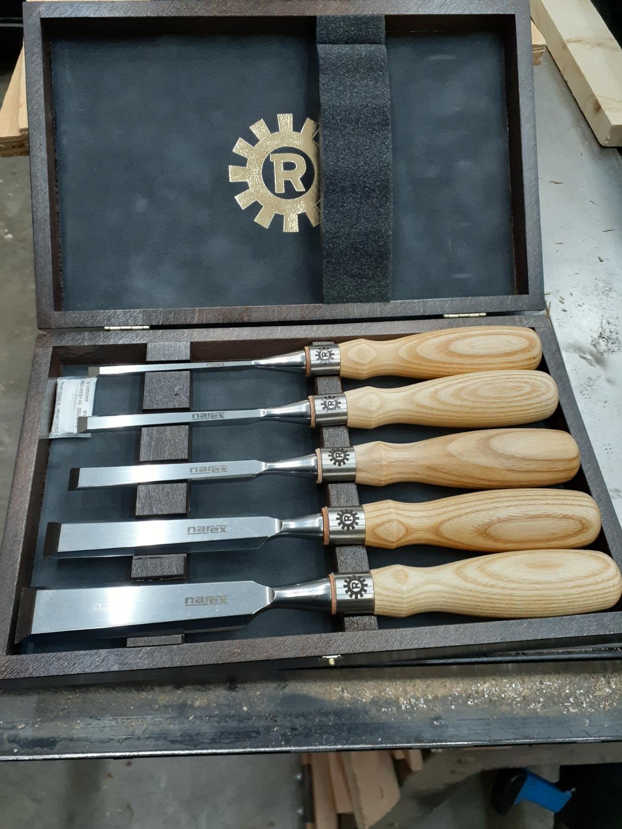 Narex Richter Bevel Edge Chisel Set of 5 customer photo 1