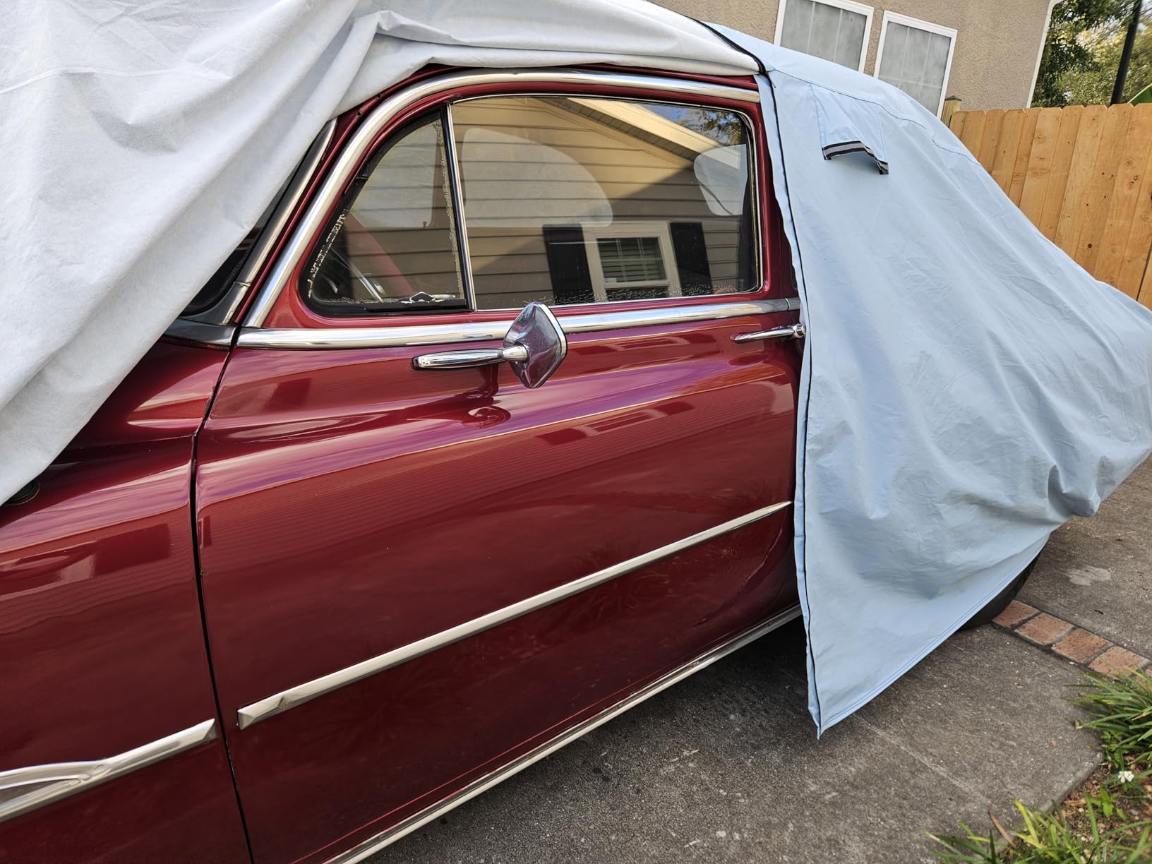 iCarCover Car Cover Waterproof All Weather for 1958-1971 Chevy Impala - Heavy Duty Custom Fit Hail UV Sun Rain Snow Dust Protection customer photo 2