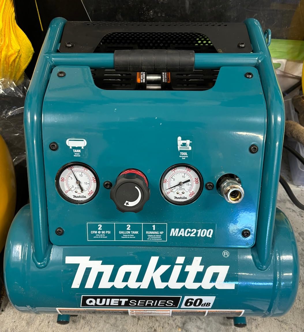 Makita MAC210Q Quiet Series, 1 HP, 2 Gallon, Oil-Free, Electric Air Compressor customer photo 1