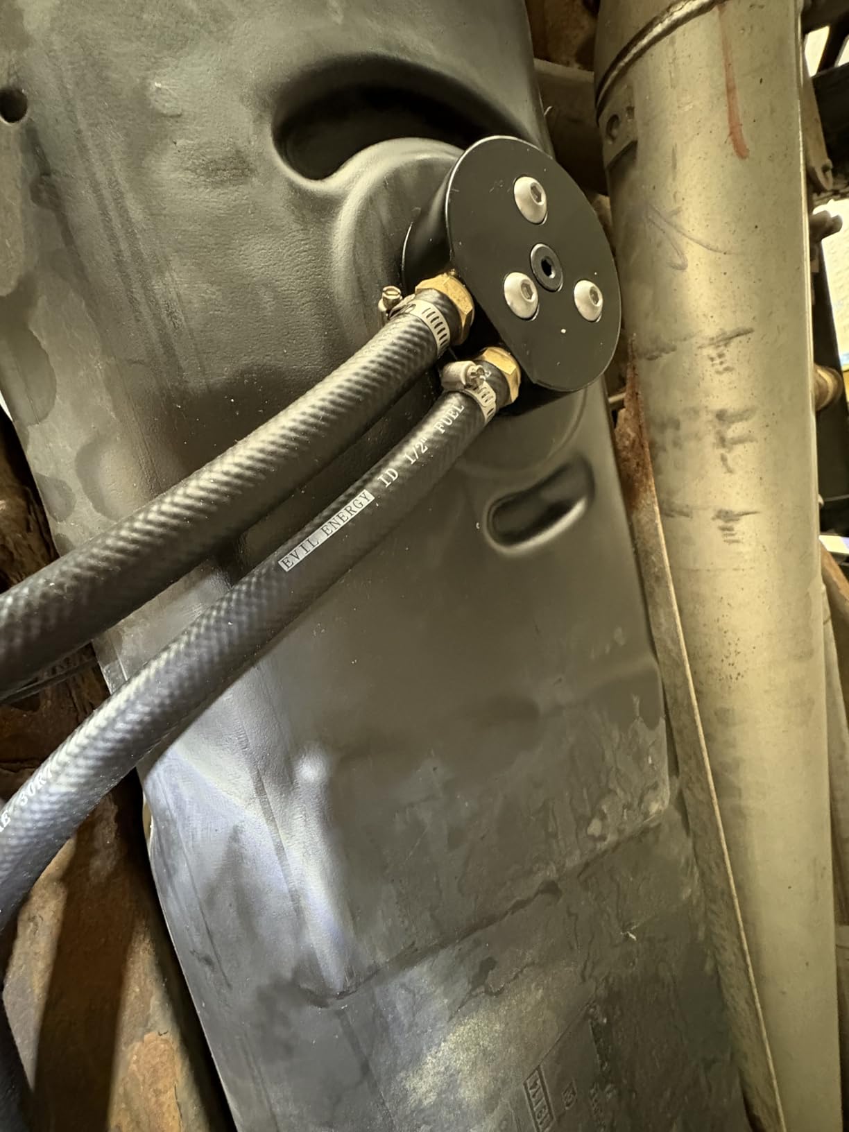 Fuel Tank Sump Kit for Diesel Truck Dual-Port Integrated Return | Compatible with Airdog FASS Cummins Duramax Powerstroke with 1/2