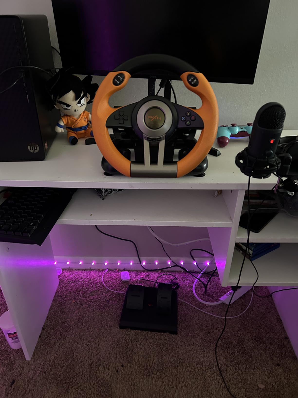 PXN V3PRO PC Racing Wheel Simulator USB Car Race Sim Game PC Steering Wheel with Pedals for Windows PC/PS3/PS4/Nintendo Switch/Xbox One/Xbox Series X/S customer photo 2