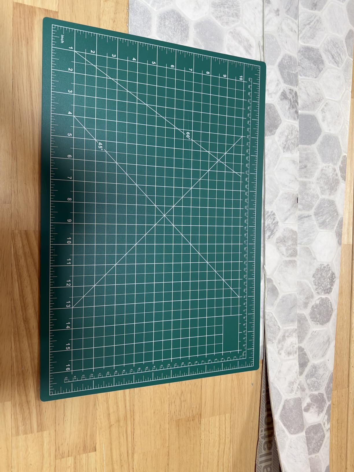 anezus Self Healing Sewing Mat, 12inch x 18inch Rotary Cutting Mat Double Sided 5-Ply Craft Cutting Board for Sewing Crafts Hobby Fabric Precision Scrapbooking Project customer photo 2