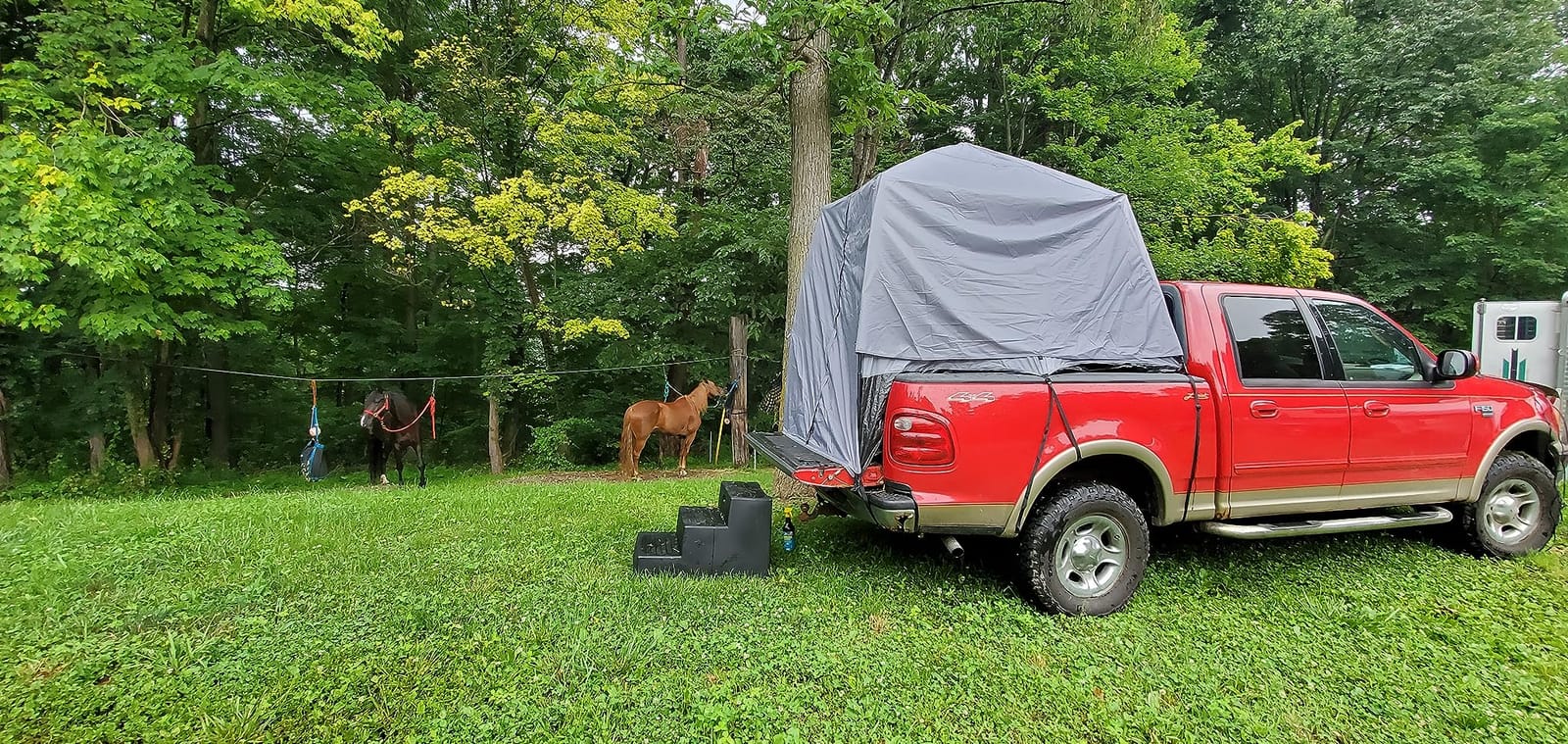 Fofana Truck Bed Instant Tent - Full Size, Gray, 2-Person - Instant Pop-Up Setup & Truck Bed Tent Pop Up for Pickup Camping & Outdoor Adventures customer photo 1