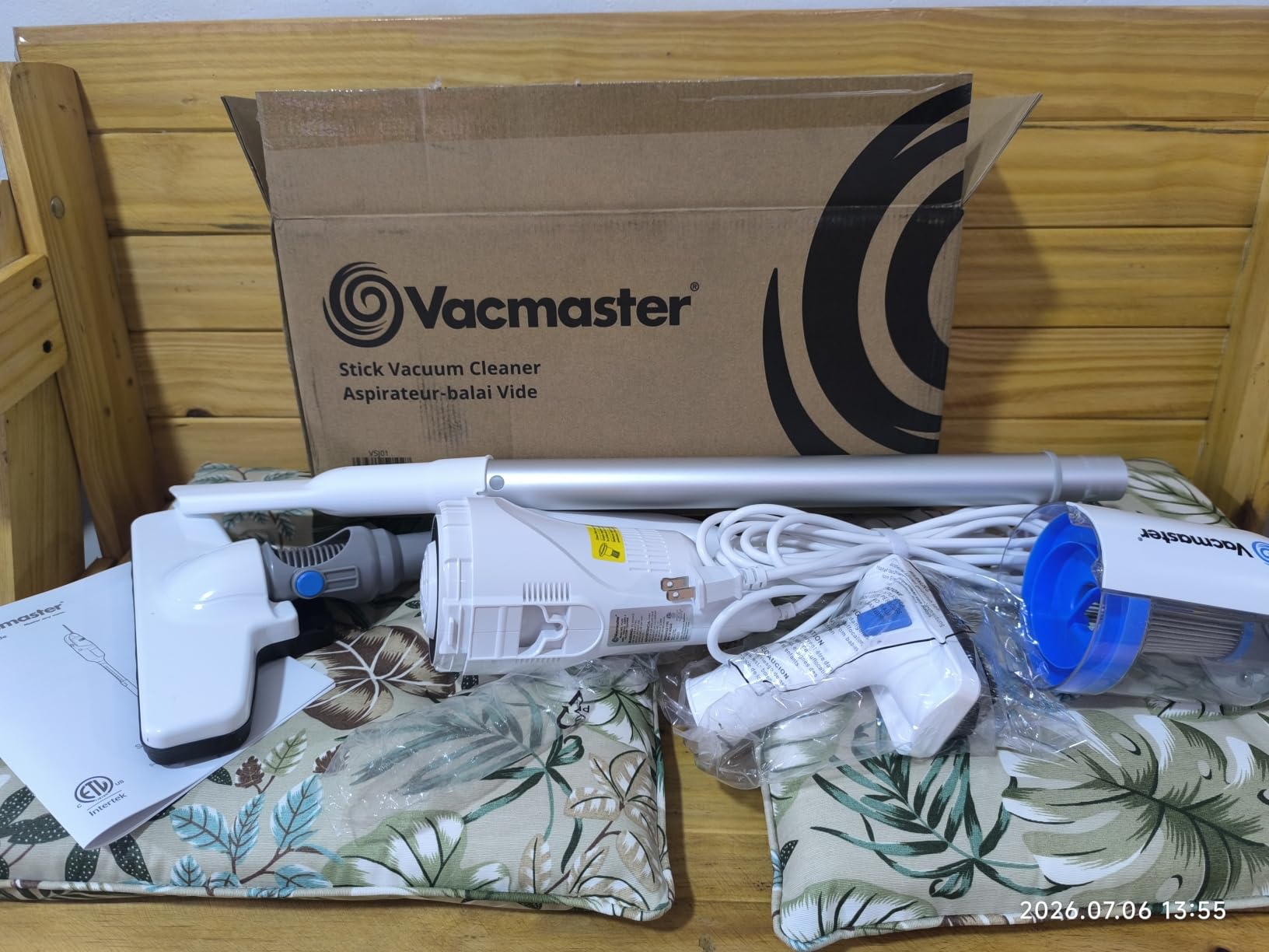Vacmaster Corded Stick Vacuum Cleaner 2 in 1, Ultra-Lightweight, 14Kpa Power Suction, Handheld Vacuum Cleaner, Washable HEPA Filter, for Home, Car, Pet Hair, Carpet, Hard Floor - VSJ01 customer photo 2