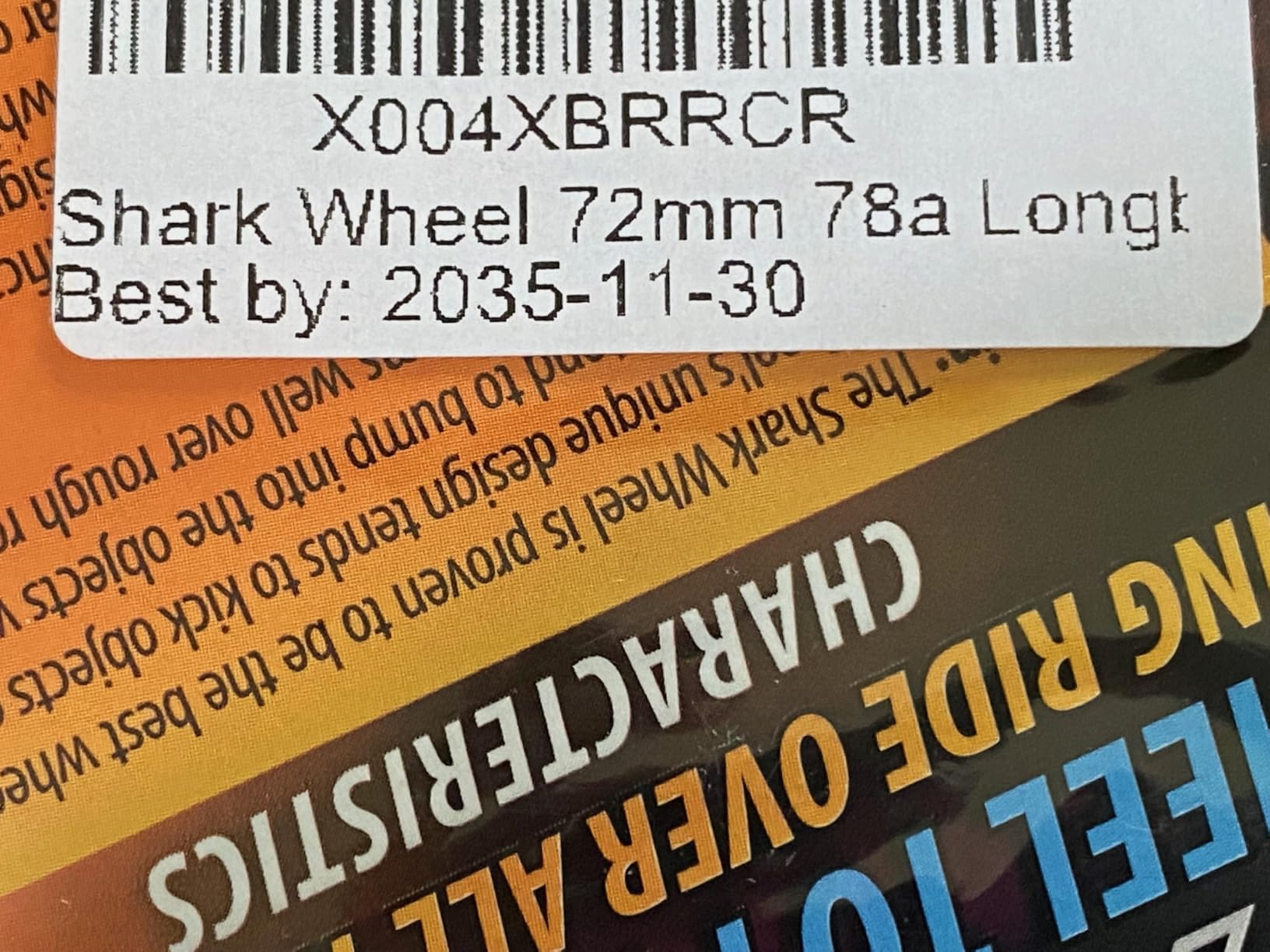Shark Wheel 72mm Longboard Cruising Wheels, DNA Formula, Set of 4 Wheels customer photo 2