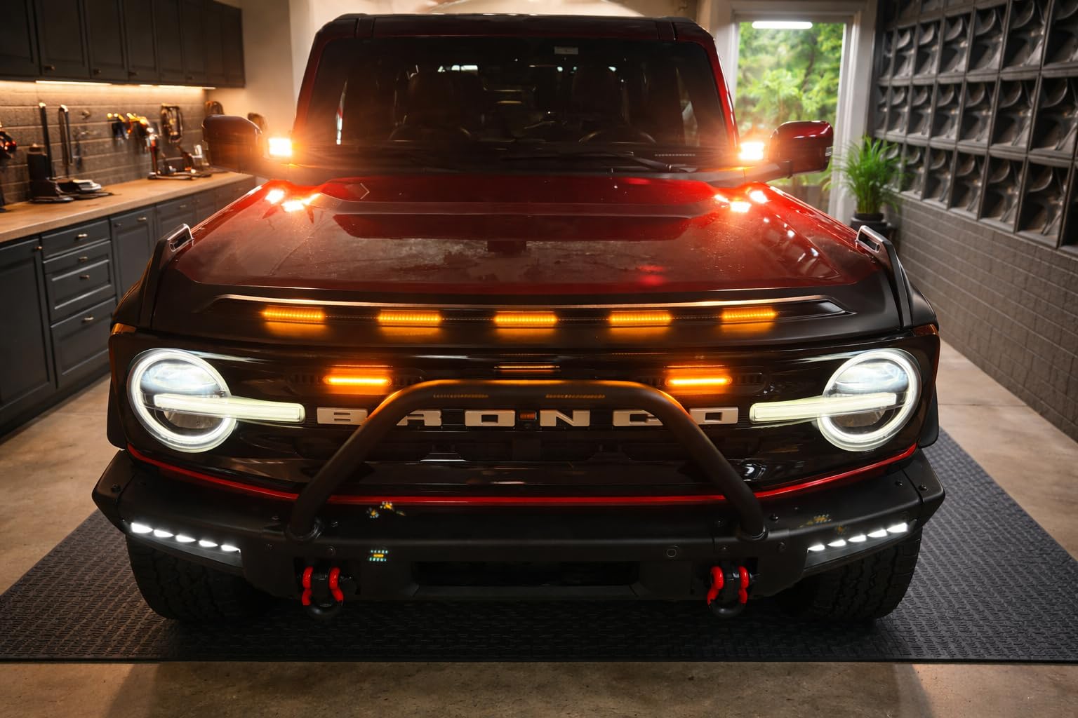 Auxbeam 3 Inch 72W LED Pod Lights Dual Amber White Cube Work Driving Lights customer photo 1