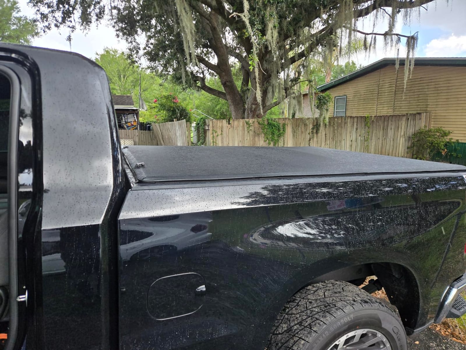 MOSTPLUS Quad Fold Soft Truck Bed Tonneau Cover Compatible for 2019-2025 2026 Chevrolet Chevy Silverado/GMC Sierra 1500 (2019 1500 ONLY) Fleetside 5.8 FT On Top customer photo 1