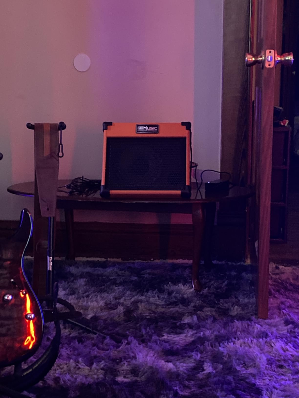 Acoustic Guitar Amplifier, 20 Watt Bluetooth Amp for Guitar Acoustic with Reverb Chorus Effect, 3 Band EQ (Including Microphone and Audio Cable) customer photo 2