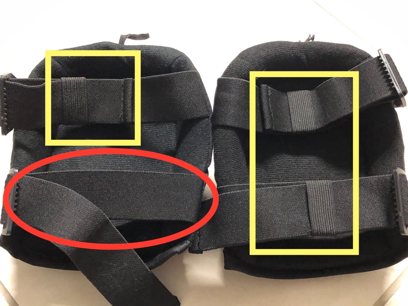 NoCry Non-Slip Work Knee Pads for Men and Women with Thick Soft Foam Padding, Strong, Adjustable Straps and Easy-to-Use Buckle Clips — Stay in Place While You Move — Perfect for Flooring or Gardening customer photo 1