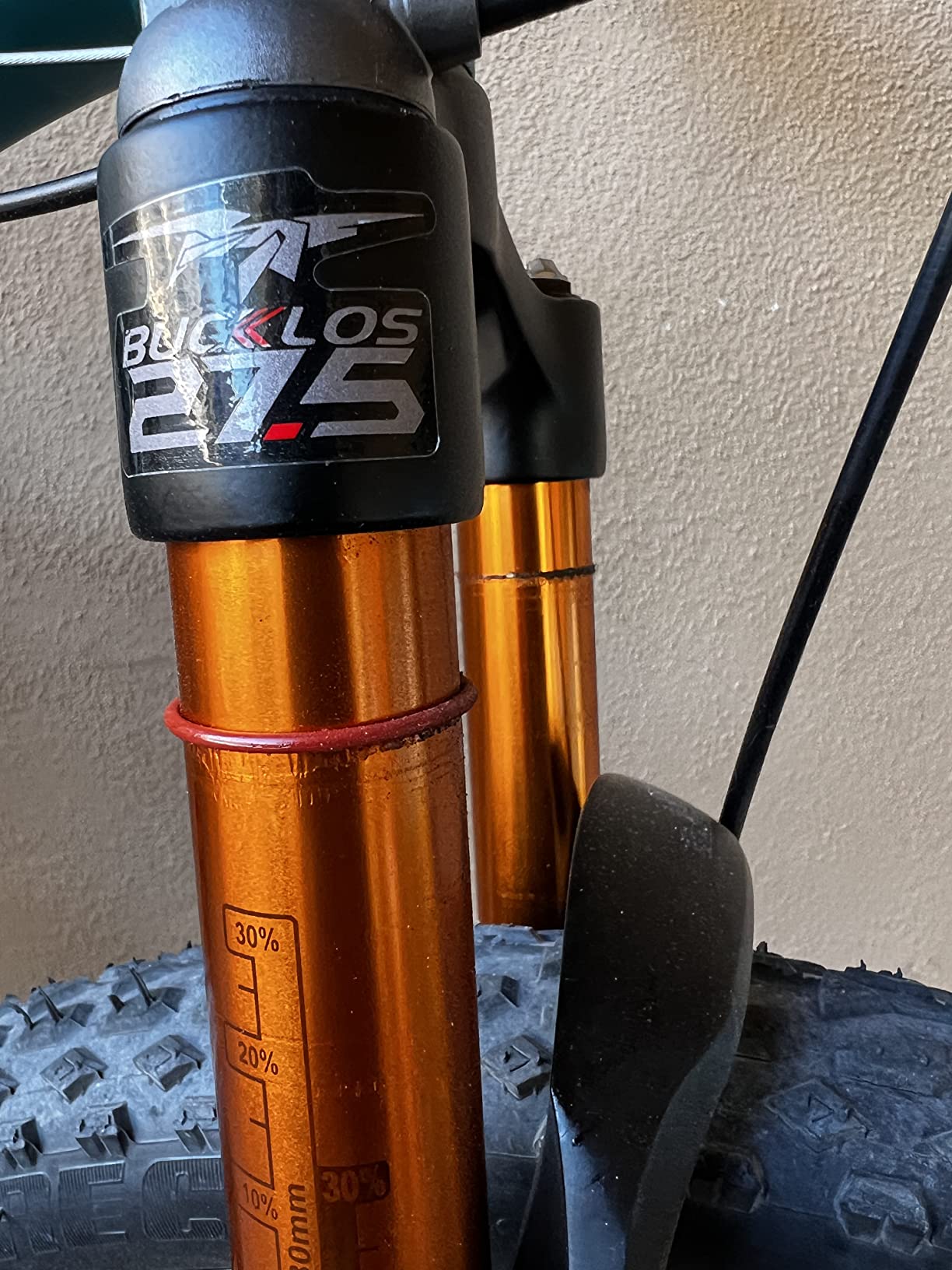 BUCKLOS 26/27.5/29 Travel 120mm MTB Air Suspension Fork QR 9mm XC AM | Rebound Adjust, 1 1/8 Straight/Tapered Tube, Manual/Remote Lockout, Ultralight Mountain Bike Front Forks customer photo 1