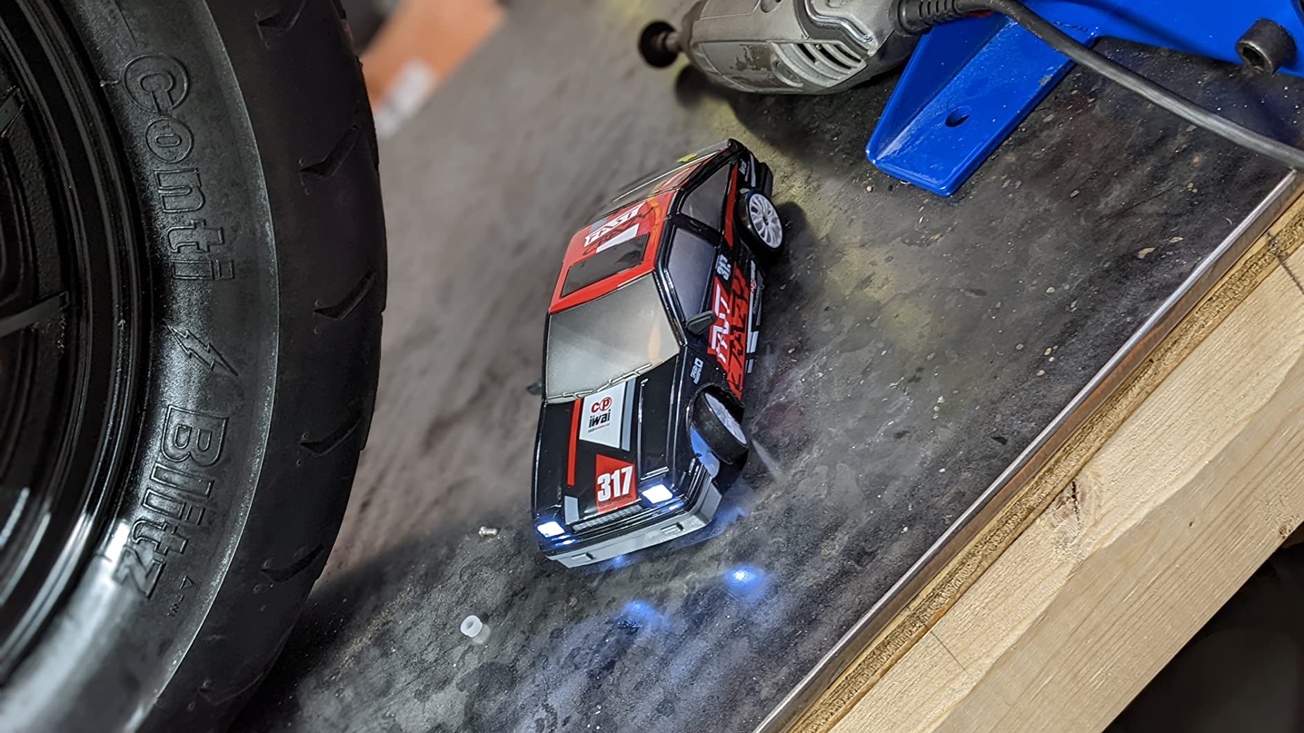 Liberty Imports RC Drift Car 1/24 2.4GHz 4WD Remote Control Sport Racing On-Road Vehicle with LED Light, Batteries and Drift Tires (Style 4) customer photo 1