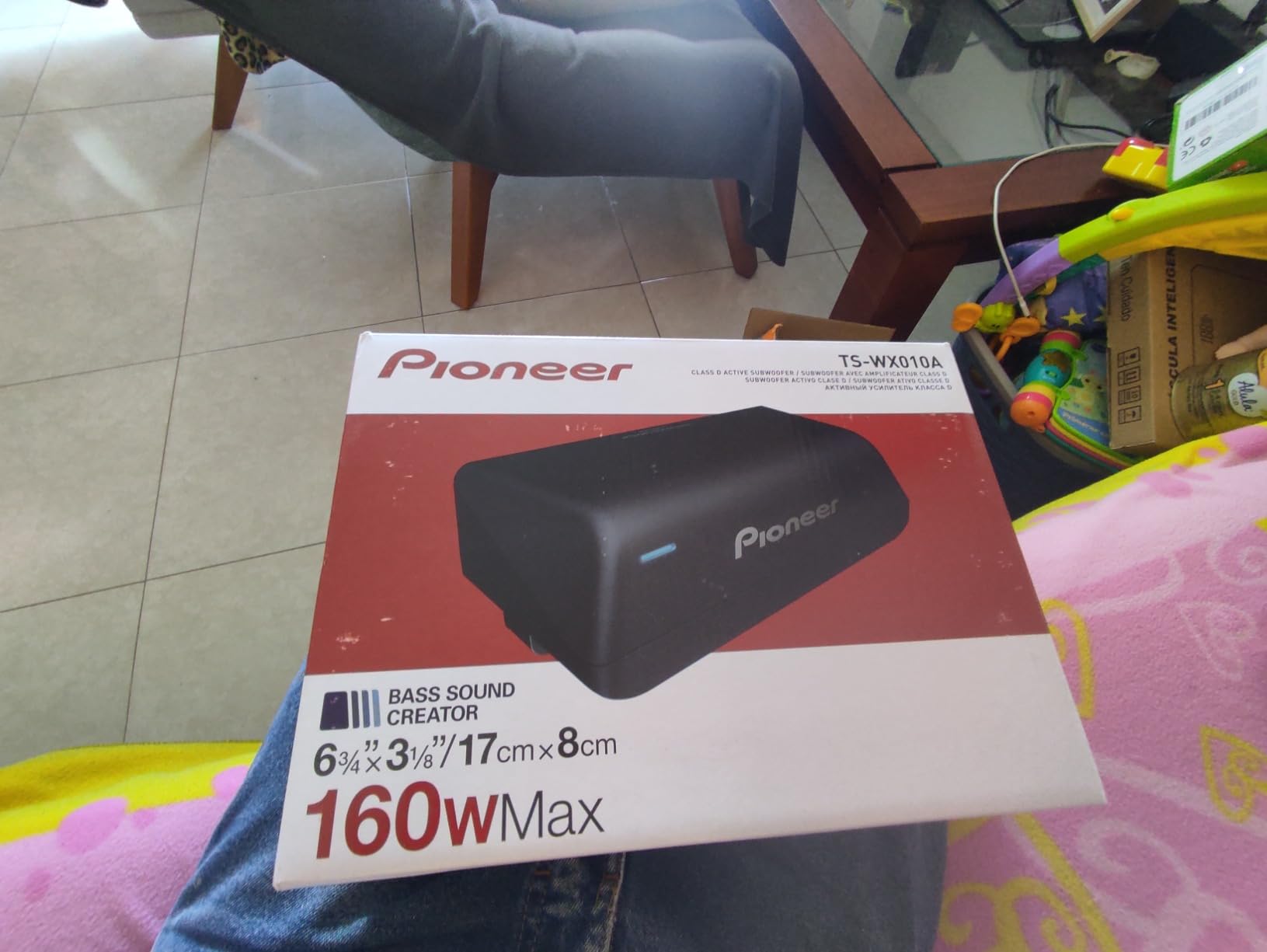 PIONEER TS-WX010A Compact Under-Seat Powered Subwoofer 160W Max | Pre-Loaded Sub with Built-In Amp for Easy Bass Upgrade, High-Level Input, Works with Most Factory or Aftermarket Radios customer photo 1