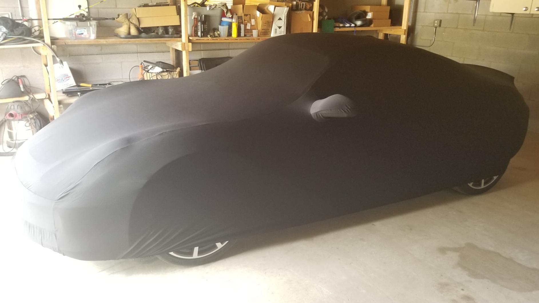 SR1 Performance USA Indoor Car Cover Custom Fit for Audi A4 A5 S4 S5 RS5 2008-2026 – Ultraguard Premium Stretch Satin Soft Fleece Lining Dust Scratch Protection for Garage Storage – Black customer photo 1