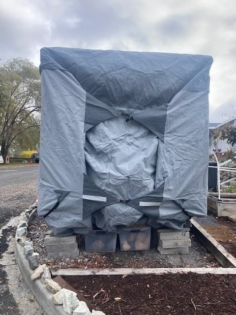GEARFLAG Travel Trailer Cover Camper Cover Multi-Layers with Reinforced Windproof Side-Straps Anti-UV Water-Resistance Heavy Duty for Motorhome (Fits 15' - 17') - Ideal for rv & Trailer Covers customer photo 1