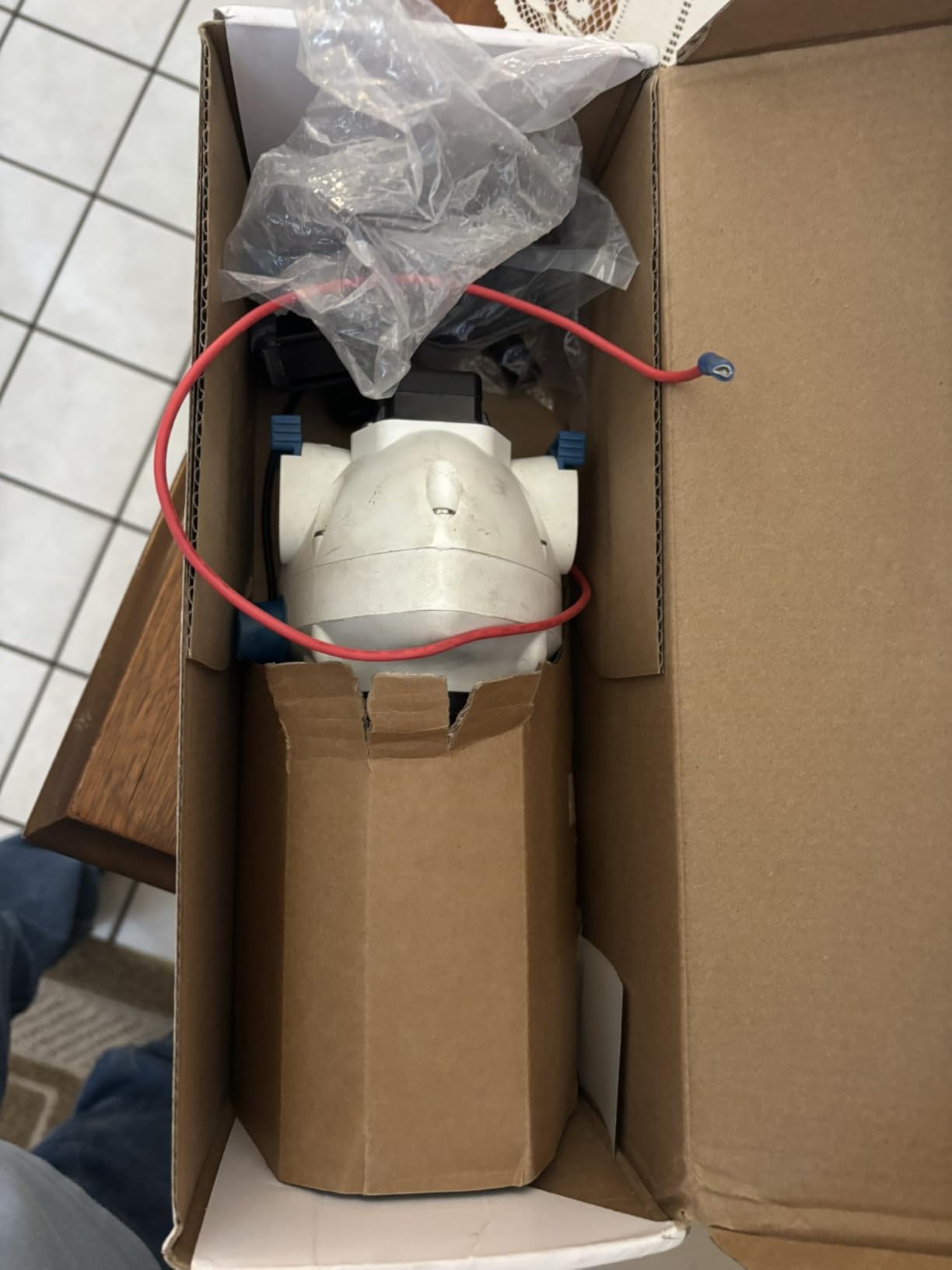 Flojet R3526144D RV Water Pump, 12 VDC 3-Chamber, 3GPM, 50PSI customer photo 2