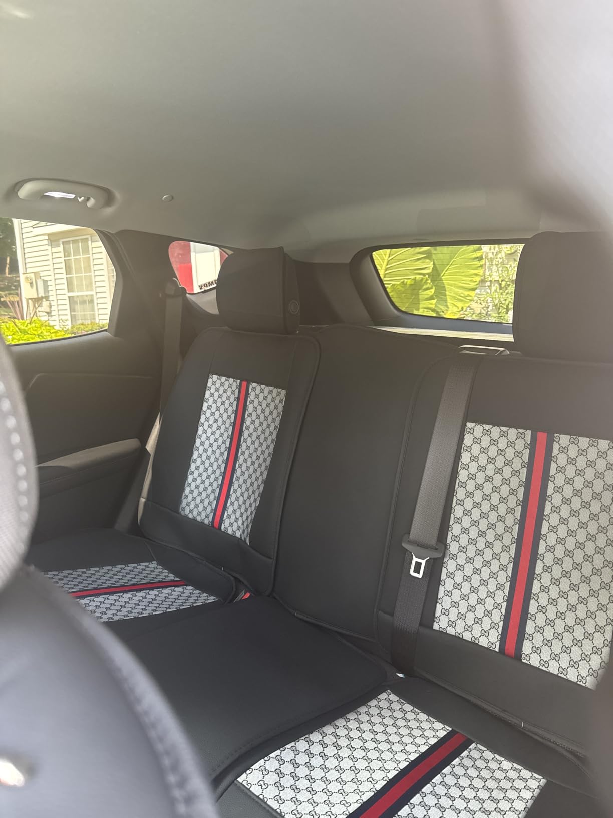 OASIS AUTO Car Seat Covers Full Set, Luxury Waterproof Leather Seat Covers, Universal Fit for SUV, Sedan, Pick-up Truck, Automotive Interior Protectors Fit Most Cars (OS-007 Brown) customer photo 1