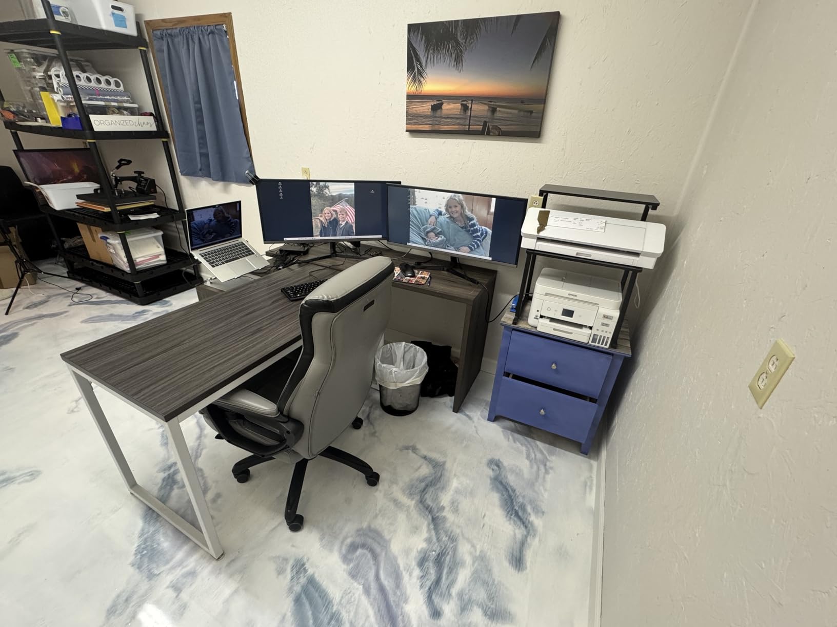 Everflow by MPC Epoxy Resin Floor Coating Kit, Light Grey, 3 Gallon, 100% Solids Self-Leveling customer photo 1