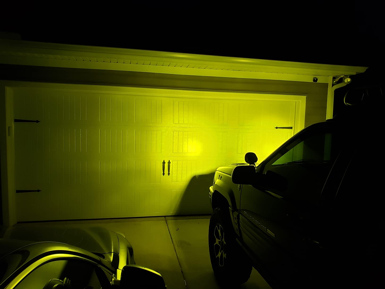 Auxbeam 4In 90W Amber Round LED Off-Road Lights Spot Pod Light, P4 Series customer photo 1