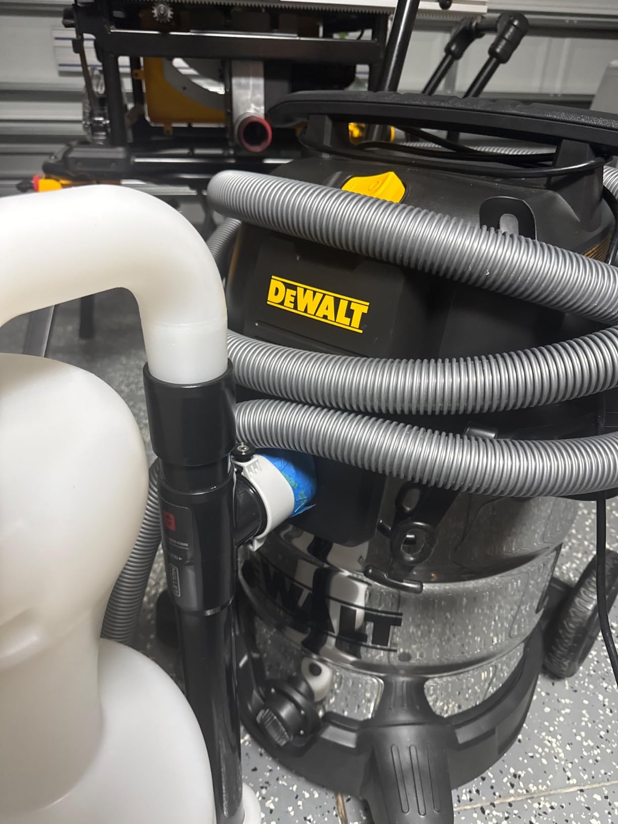 Mullet Cyclone Dust Collector, High-Speed Separator for Shop Vac | Reduce Clogged Filters, Cut-to-Fit PVC Fits Any Shop Vac, Separates Fine Dust & Heavy Debris customer photo 1