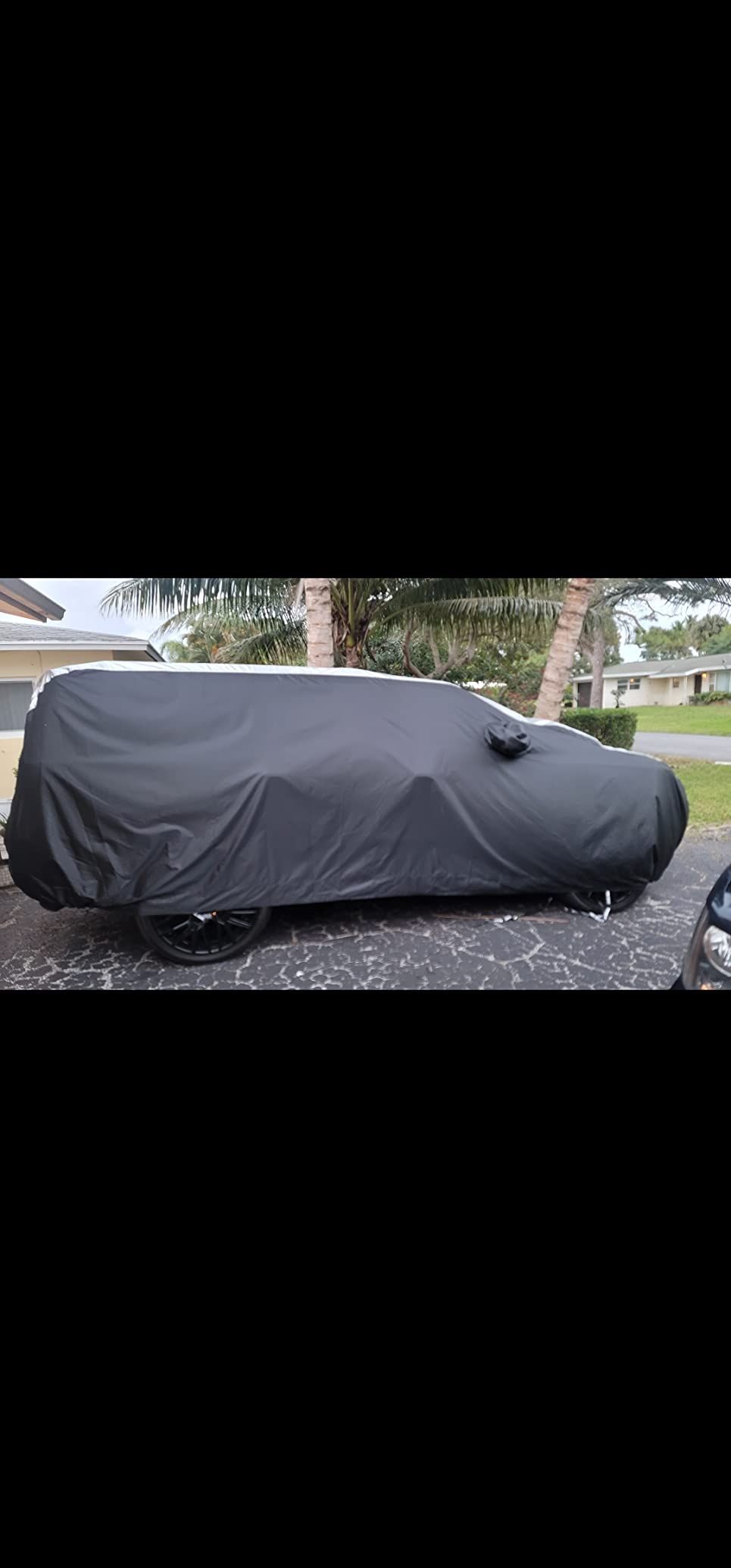 Coverado Car Cover Waterproof All Weather, 210D Lightweight Full Exterior Covers Snow Wind Sun UV Protection, Outdoor Car Covers for Automobiles Universal Fit for Sedan (170